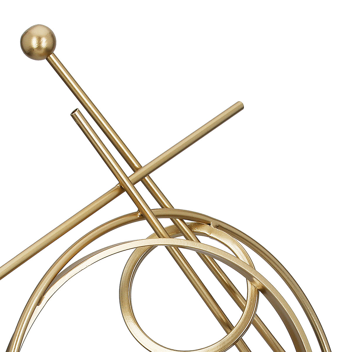Abstracto Metalen Sculptuur Goud