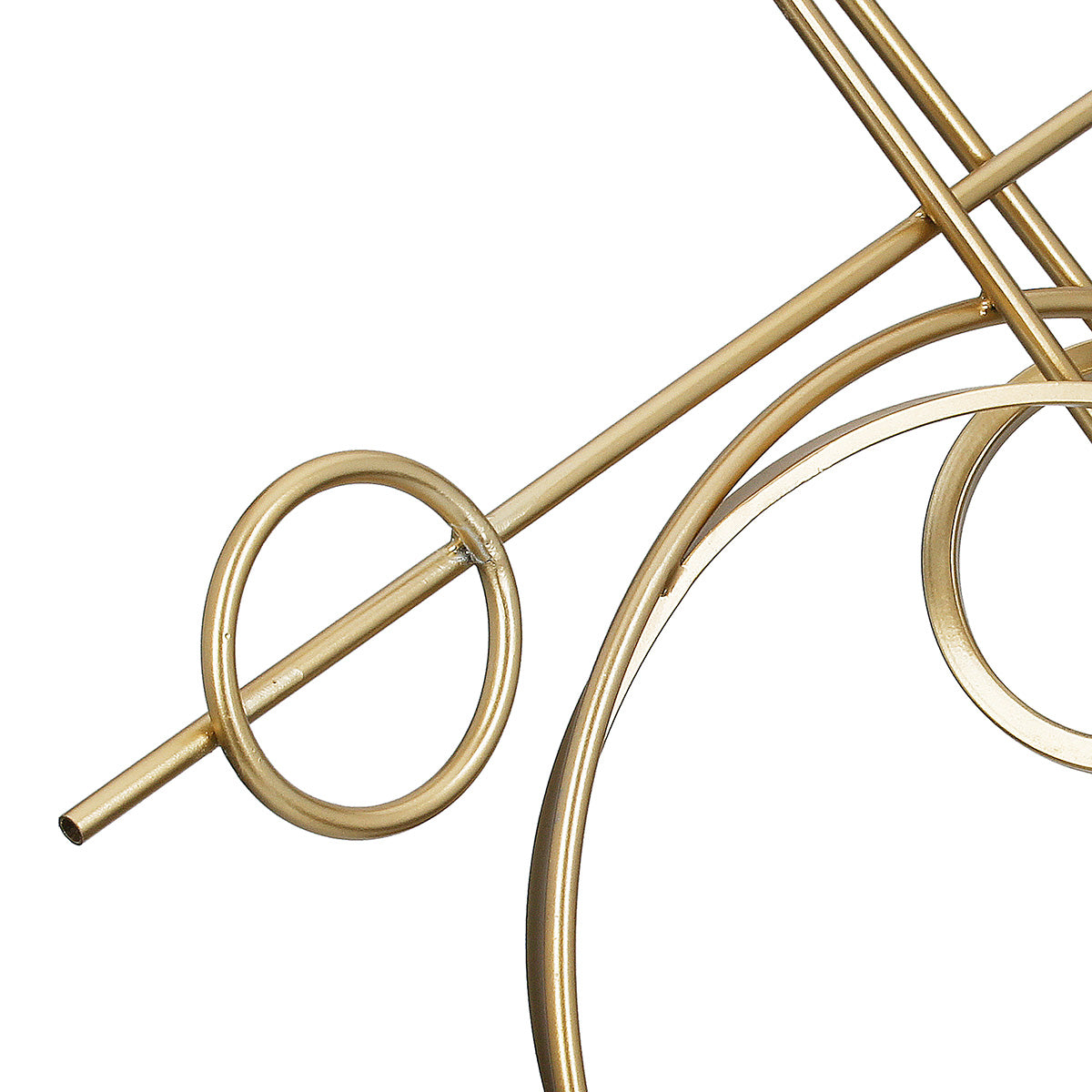 Abstracto Metalen Sculptuur Goud