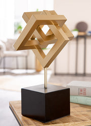 Connect Metalen Decoratie Goud