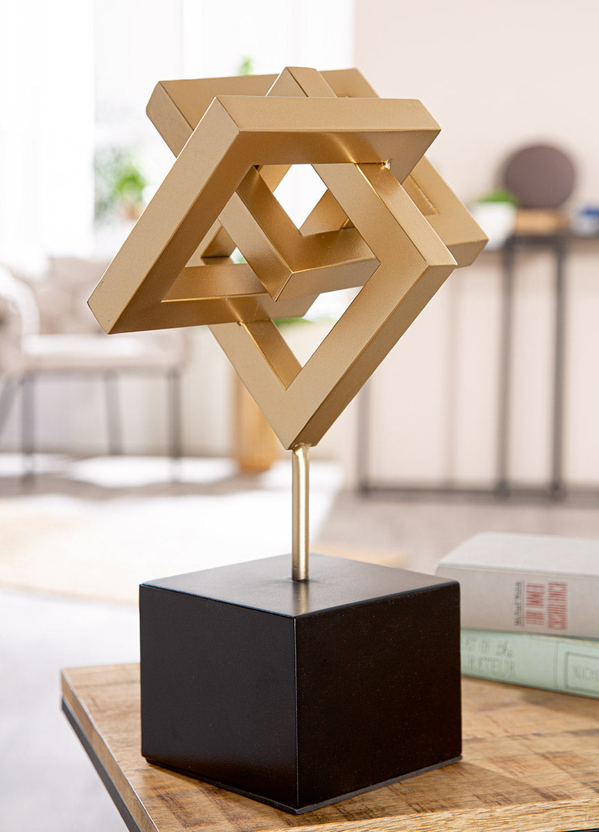 Connect Metalen Decoratie Goud
