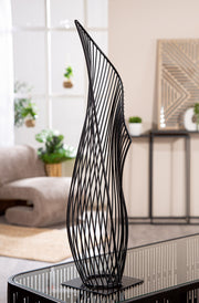 Metalen Decoratieobject Zwart
