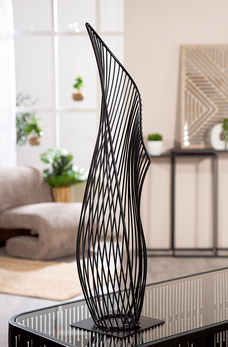 Metalen Decoratieobject Zwart