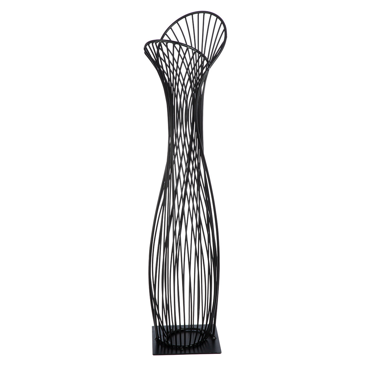 Metalen Decoratiebeeld Zwart