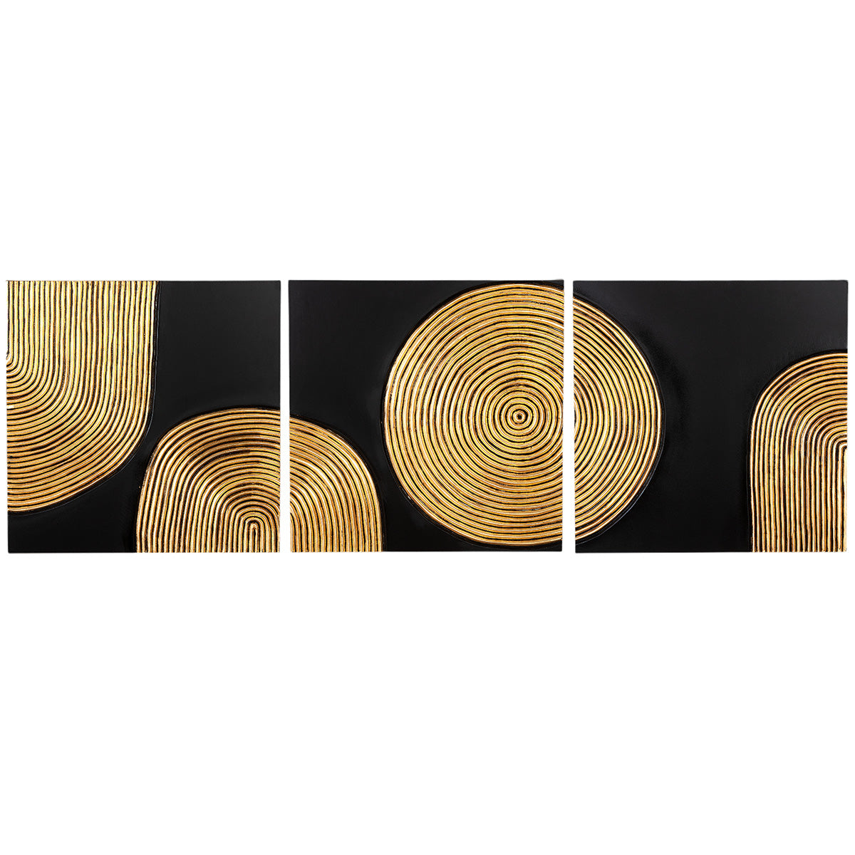 Solito zwart-gouden wanddecoratie