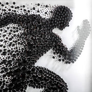 Sprint 3D wanddecoratie 80 cm