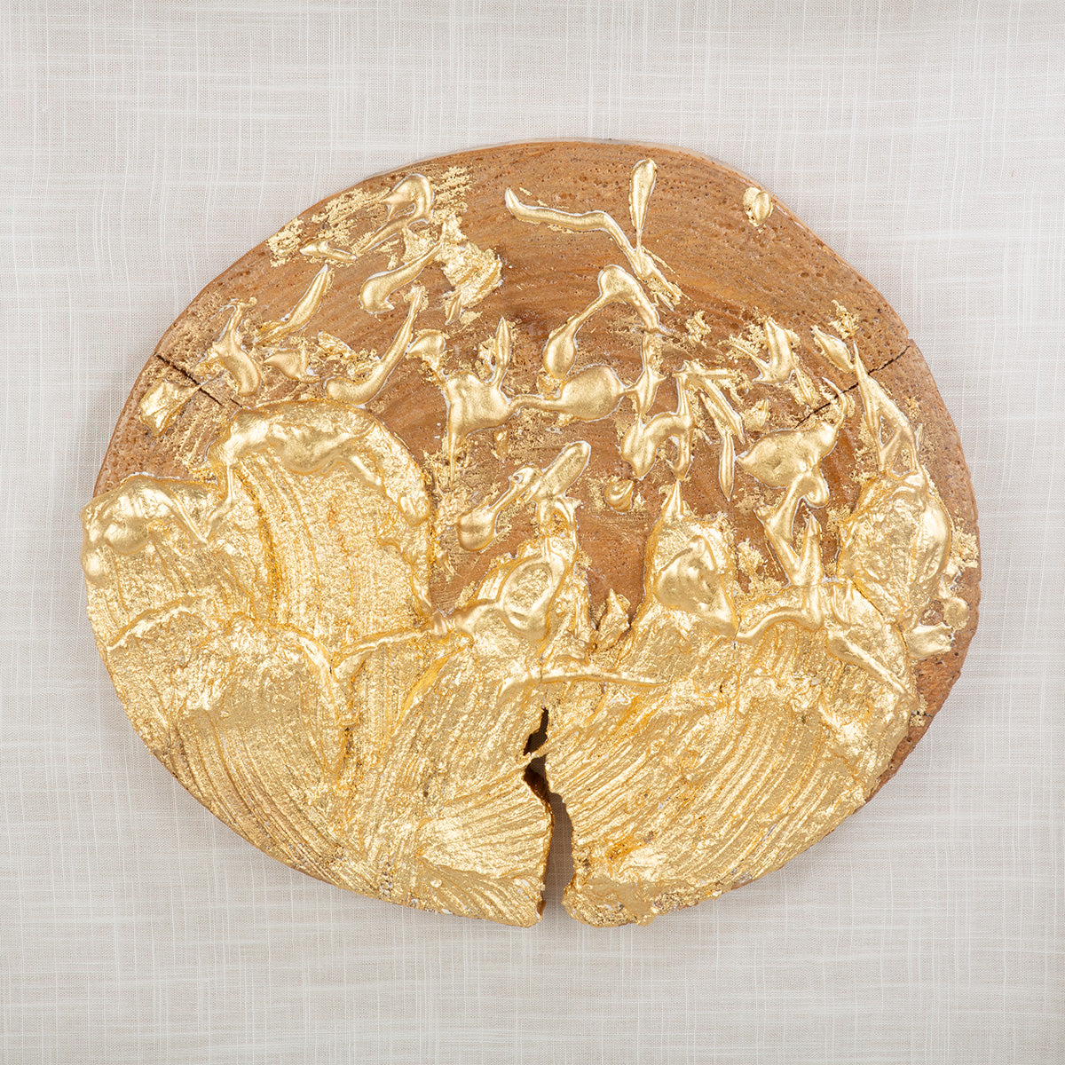 Holzscheibe 3D wanddecoratie 60 cm