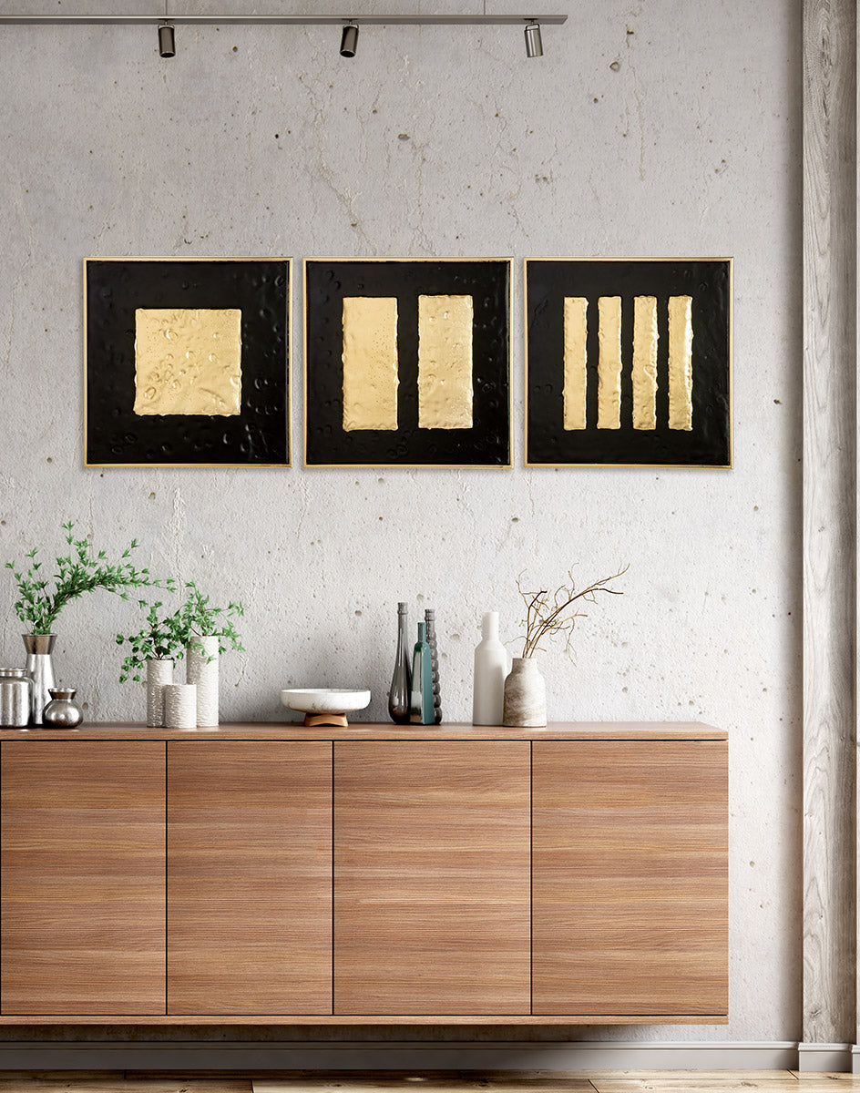 Limas gouden 3D wanddecoratie 40 cm