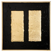 Limas gouden 3D wanddecoratie 40 cm