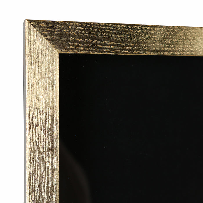 Plato zwart-gouden 3D wanddecoratie
