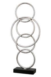Combine Metalen Sculptuur Zilver