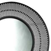 Como ronde spiegel zwart 76 cm