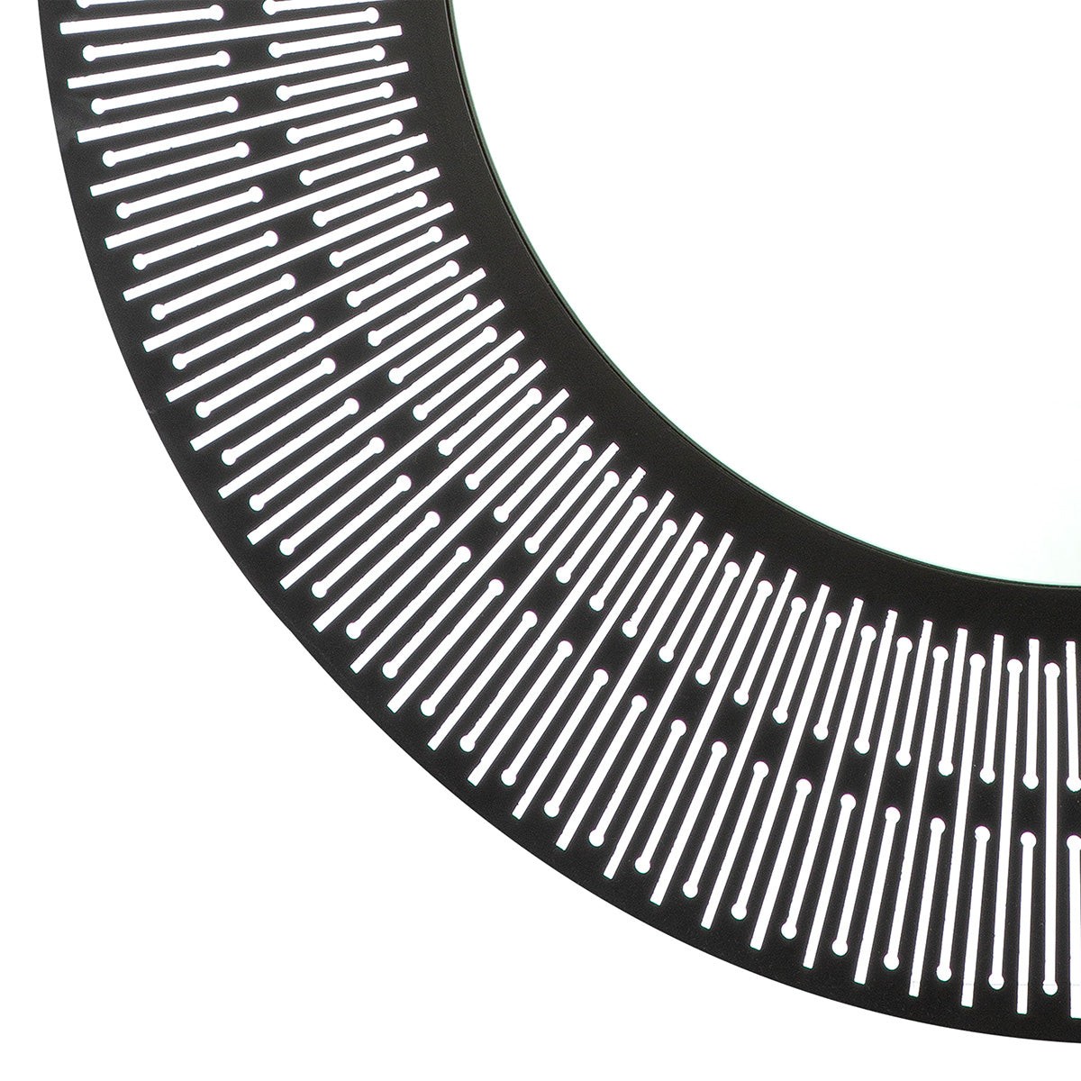 Como ronde spiegel zwart 76 cm