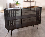 Como zwart metalen dressoir