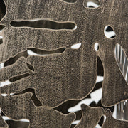 Flora glazen metalen pilaar 100 cm