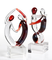 Glazen Sculptuur Samba Paar