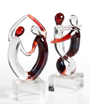 Glazen Sculptuur Samba Paar