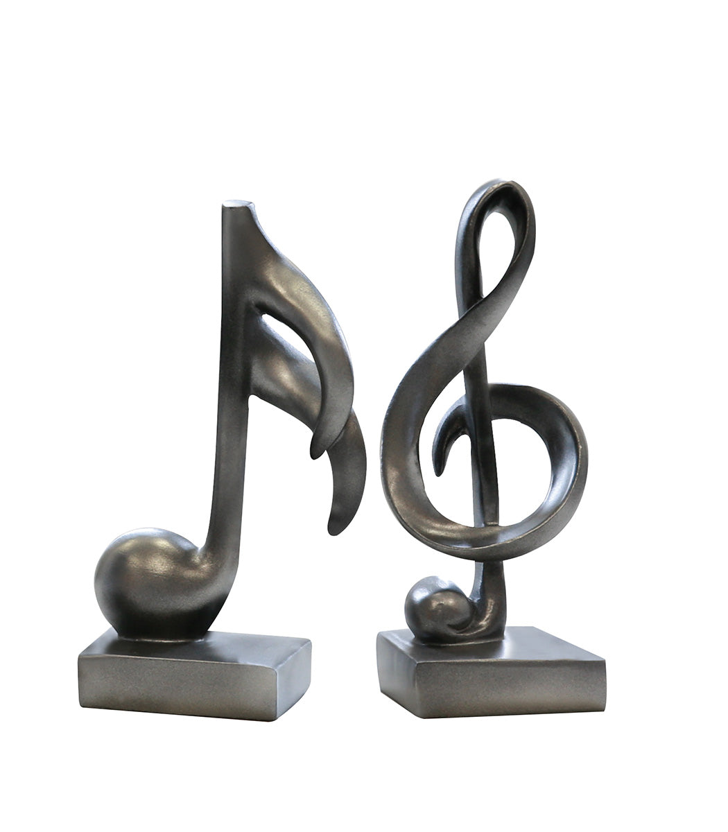 Muzieksleutel Sculptuur Music 18 cm