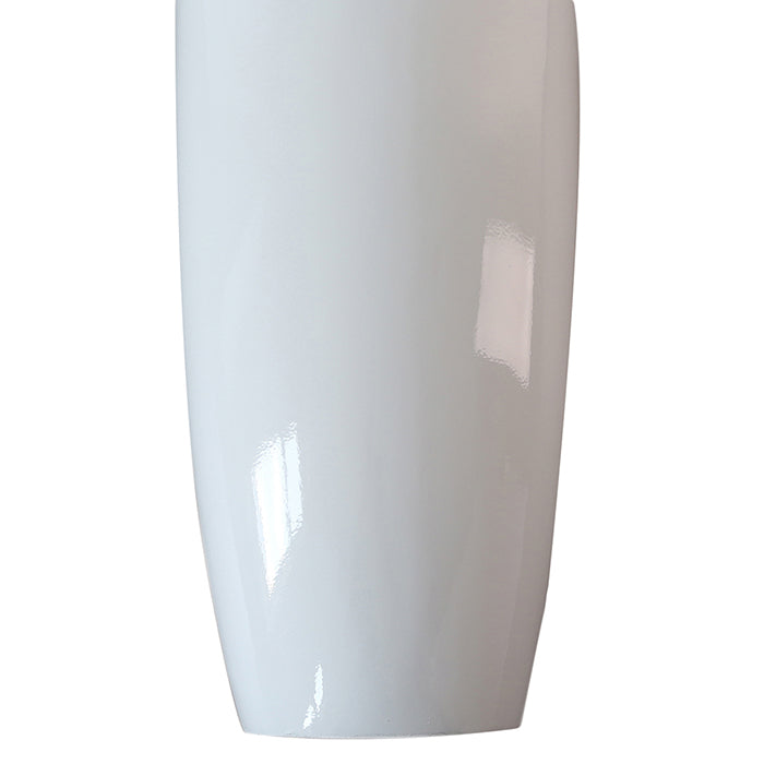 Witte XXL plantenbak Konus 90 cm