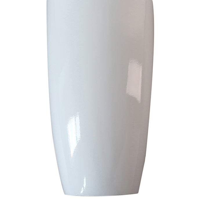 Witte XXL plantenbak Konus 117 cm