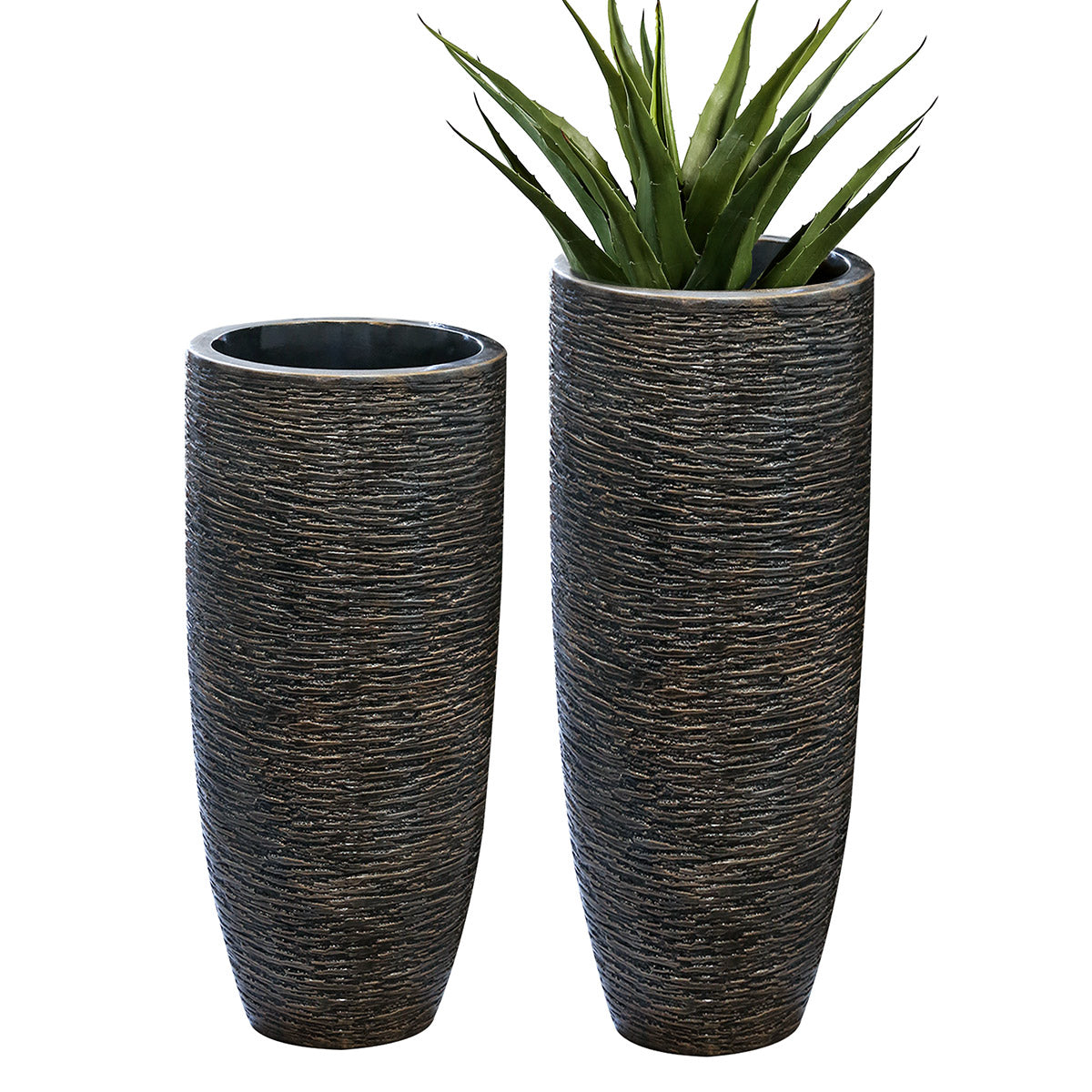 Bronzen XXL plantenbak Giant 90 cm