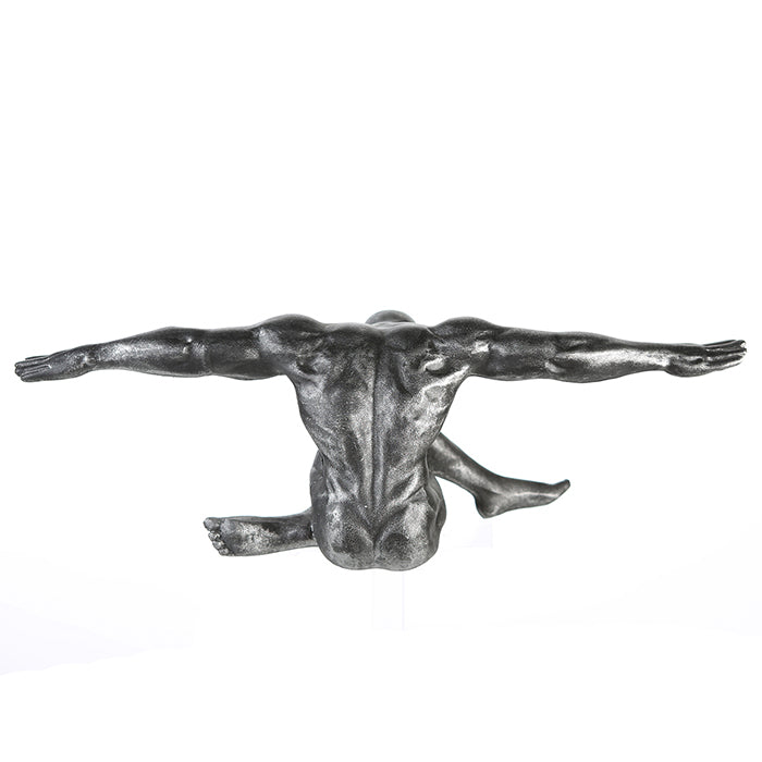 Cliffhanger Sculptuur Zilver