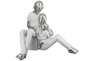 Elternfreude Familie Figuur Wit