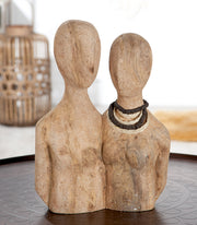 Pair Mango Houten Sculptuur