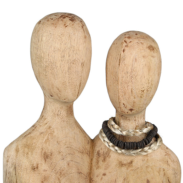 Pair Mango Houten Sculptuur