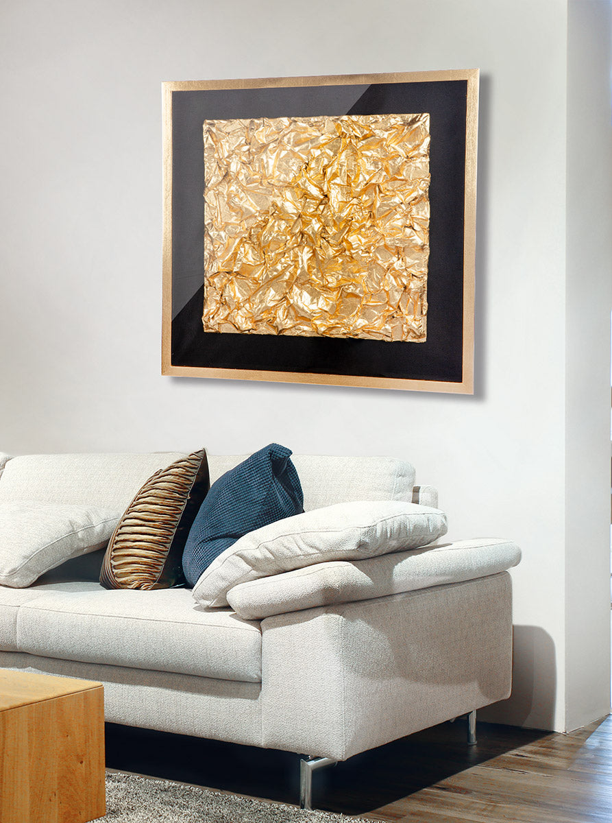Square Nugget 3D wanddecoratie