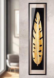 Golden Leaf 3D wanddecoratie 160 cm