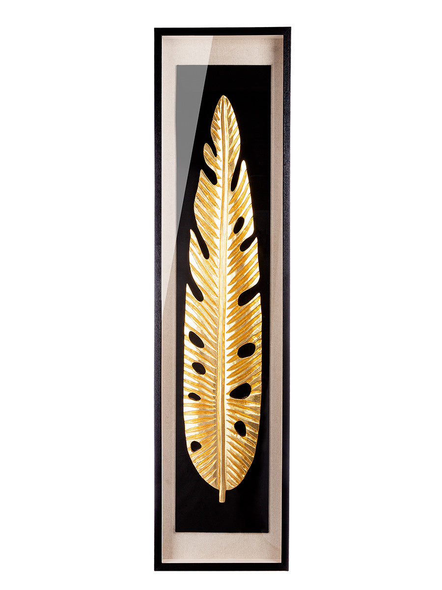 Golden Leaf 3D wanddecoratie 160 cm