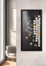 Cubes 3D wanddecoratie 80 cm