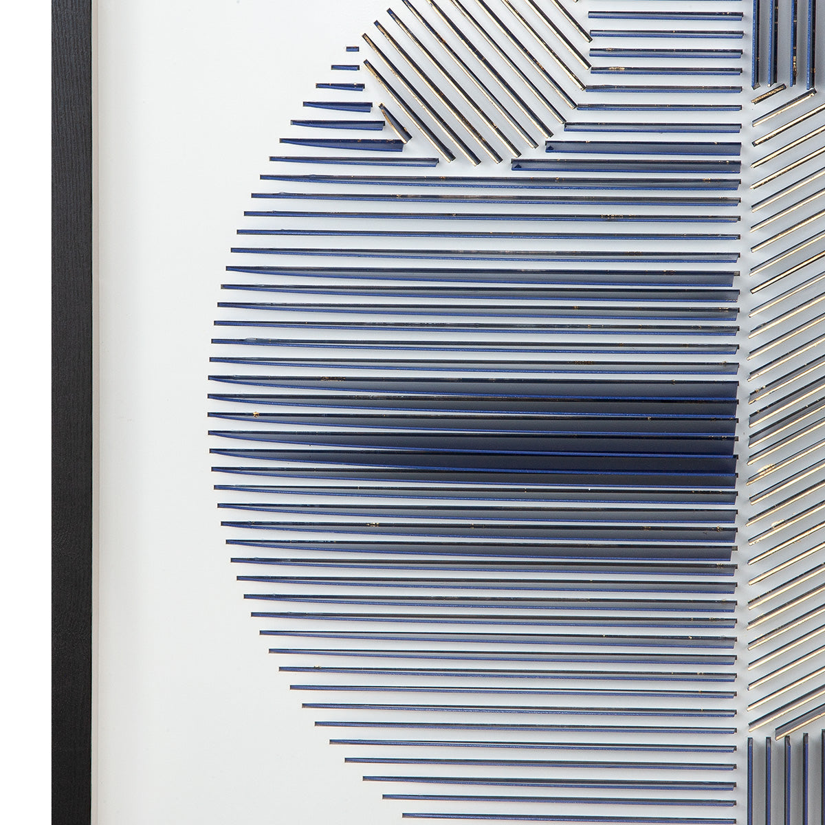 Blauw 3D schilderij Memphis 90 cm
