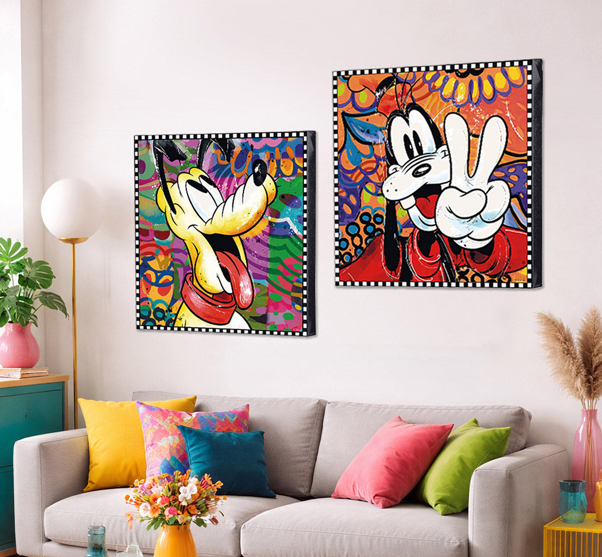 Disney Goofy schilderij 70 cm