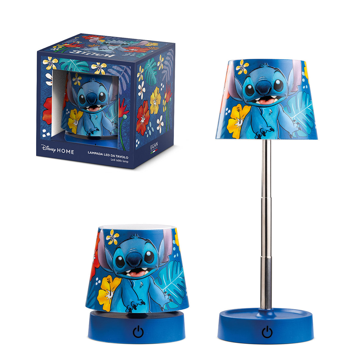 Stitch LED Tafellamp Blauw USB-C