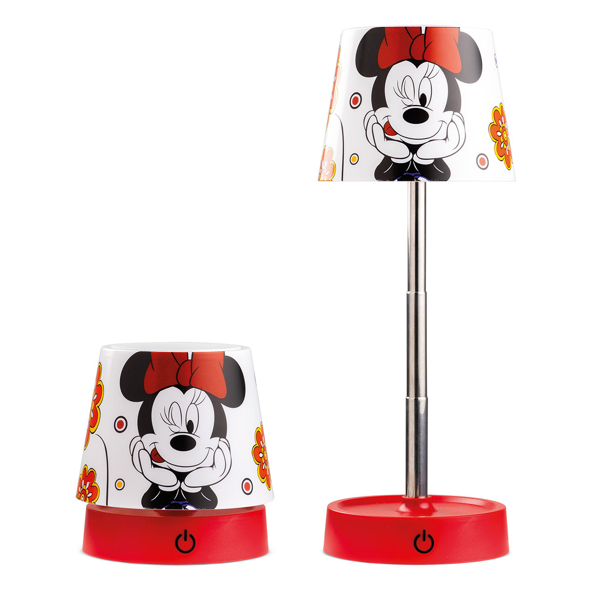 Minnie LED Tafellamp Rood Wit