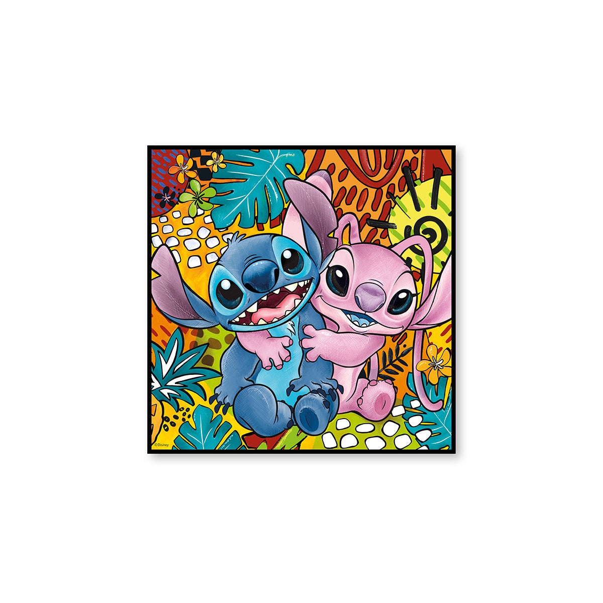 Disney Stitch & Angel schilderij