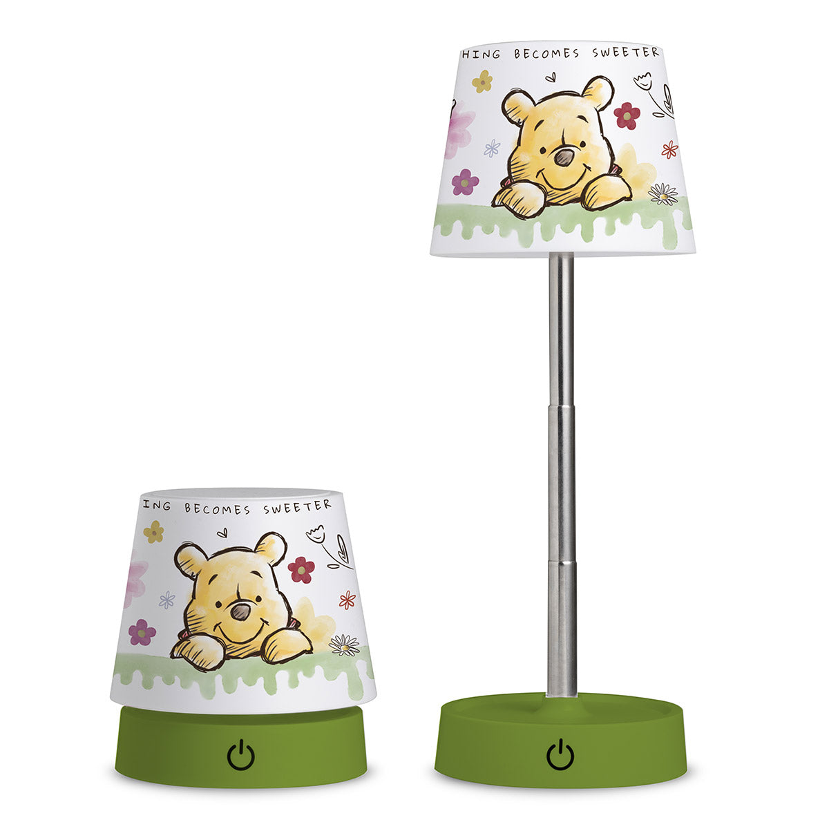 Winnie Pooh LED Tafellamp Groen