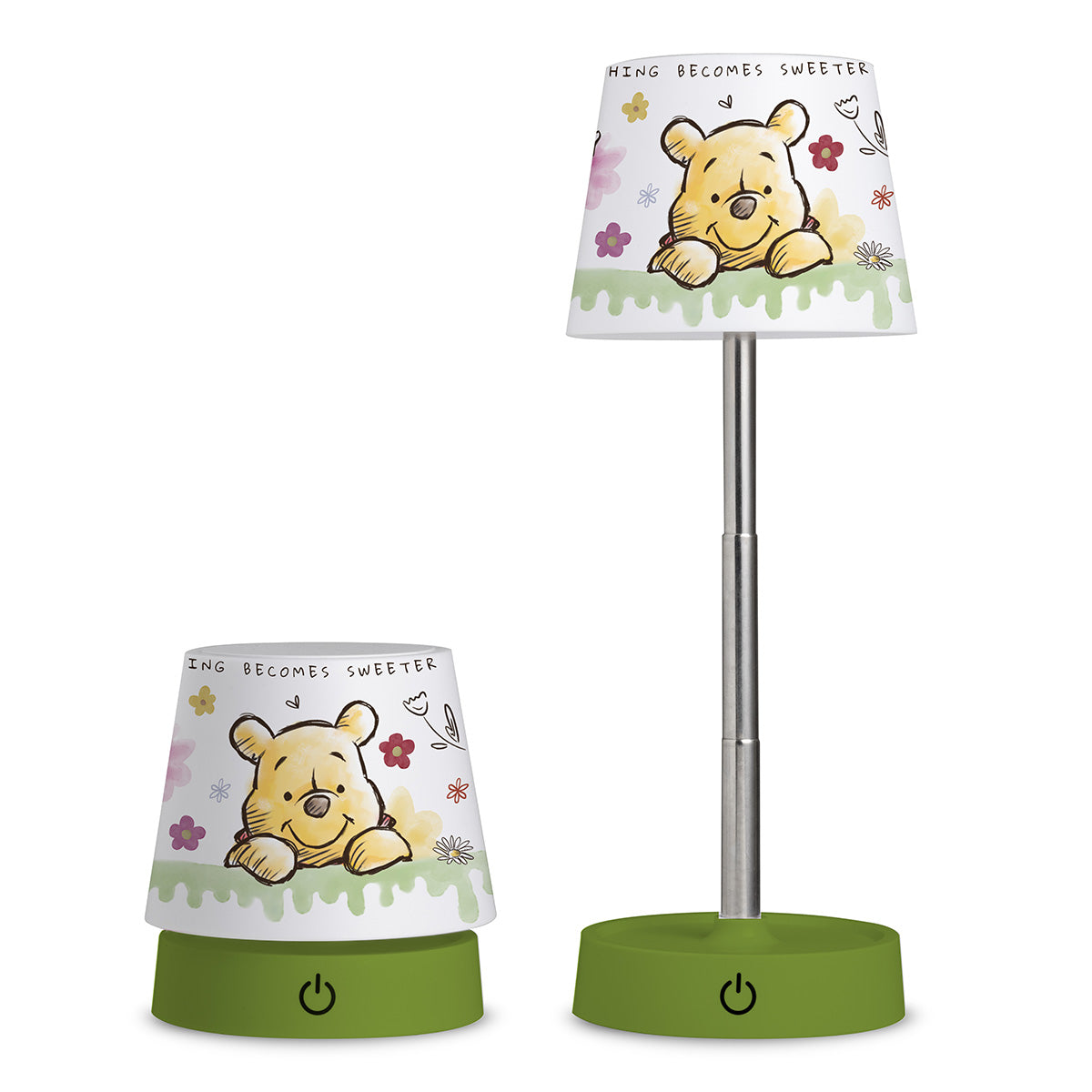 Winnie Pooh LED Tafellamp Groen