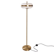 Glamour vloerlamp goud metallic 150cm