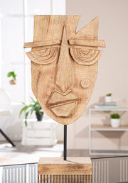 Yoruba Houten Masker Sculptuur