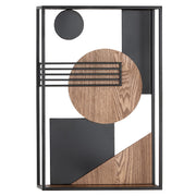 Loco Metalen Wandplank Zwart