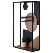 Loco Metalen Wandplank Zwart