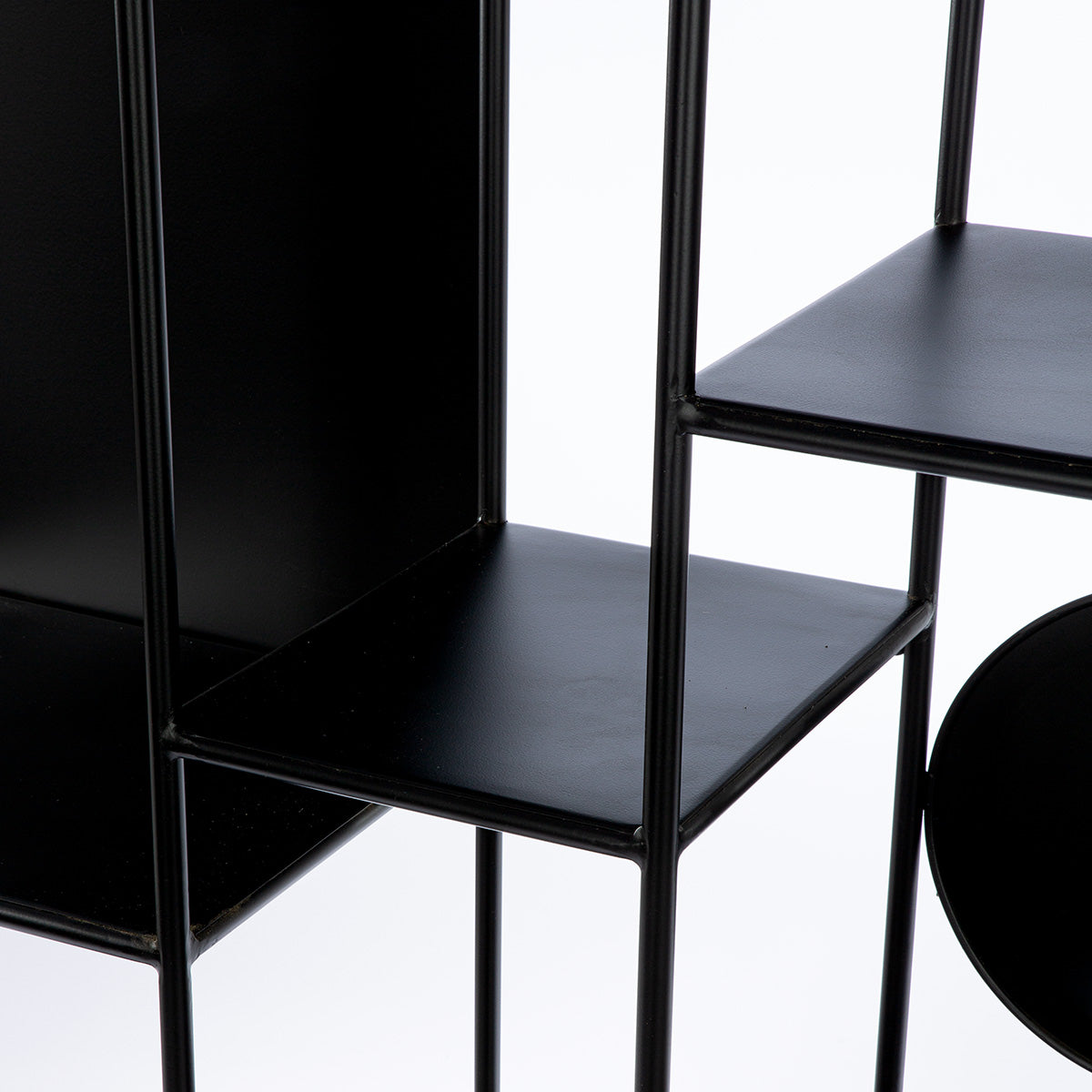 Spotlight Metalen Rek Zwart 182 cm