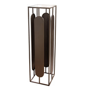 Zulu metalen pilaar 100 cm antraciet