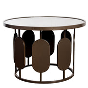 Zulu Ronde Metalen Bijzettafel Groot