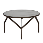 Triade Grote Ronde Metalen Bijzettafel