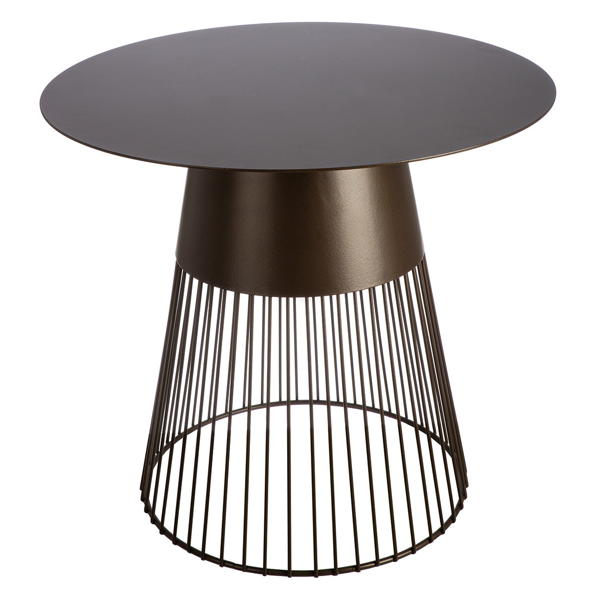 Glarus Ronde Metalen Bijzettafel Groot