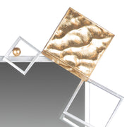 Cubes spiegel goud-zilver 84.5 cm