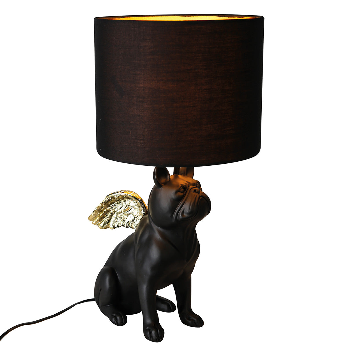 Flying Bulli Bulldog Tafellamp Zwart